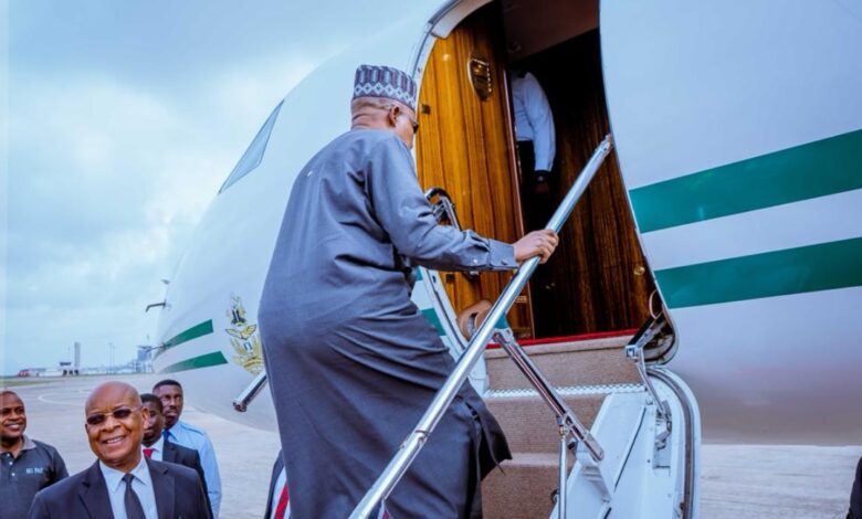 Shettima ya tashi daga Abuja zuwa Dubai domin kaddamar da kamfanin man fetur